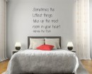 Sometimes the Littest Things Quotes Wall Decal Sometimes the Littest Things Quotes Wall Decal Love Vinyl Art Stickers